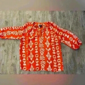 Gap Orange Blouse size XS